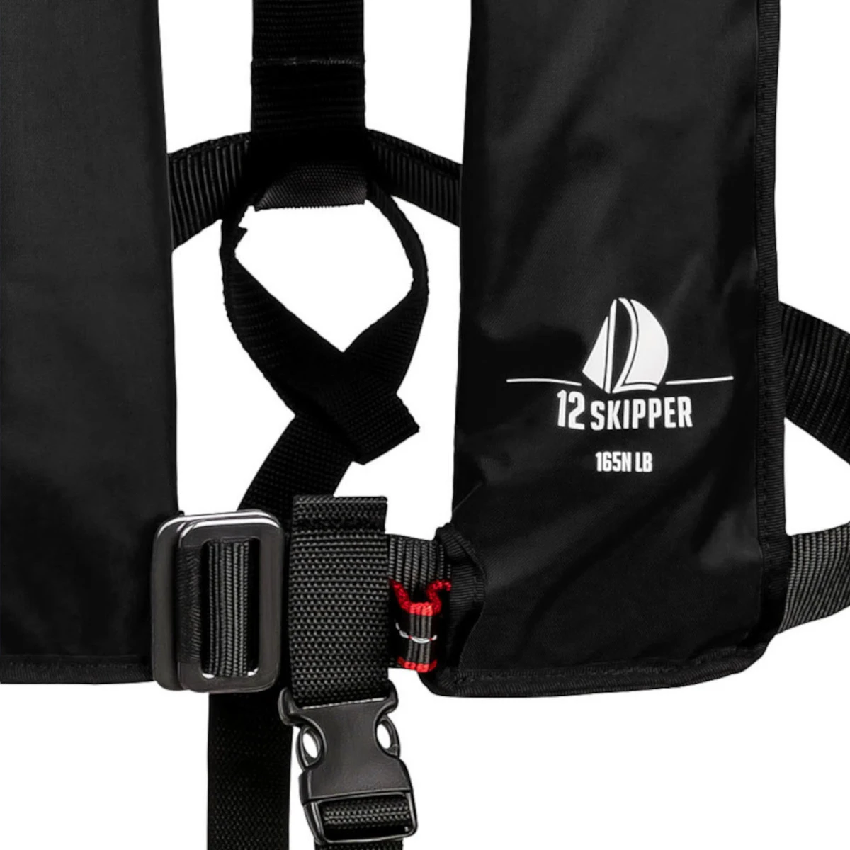 4er-Set 12skipper Automatik-Rettungsweste 165N ISO Mit Harness, Schwarz Inkl. 4 Wartungskits 6 4er-Set 12skipper Automatik-Rettungsweste 165N ISO Mit Harness, Schwarz Inkl. 4 Wartungskits – Bild 4