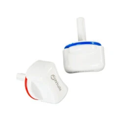 Whale Elegance 2 Regelknöpfe Blau+rot