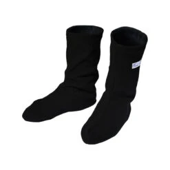 Dry Fashion Fleecesocken Schwarz