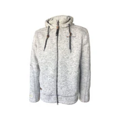 Dry Fashion Kappeln Wollfleece-Jacke Herren Grau