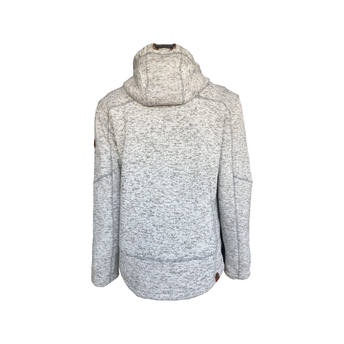 Dry Fashion Kappeln Wollfleece-Jacke Herren Grau 4 Dry Fashion Kappeln Wollfleece-Jacke Herren Grau – Bild 2