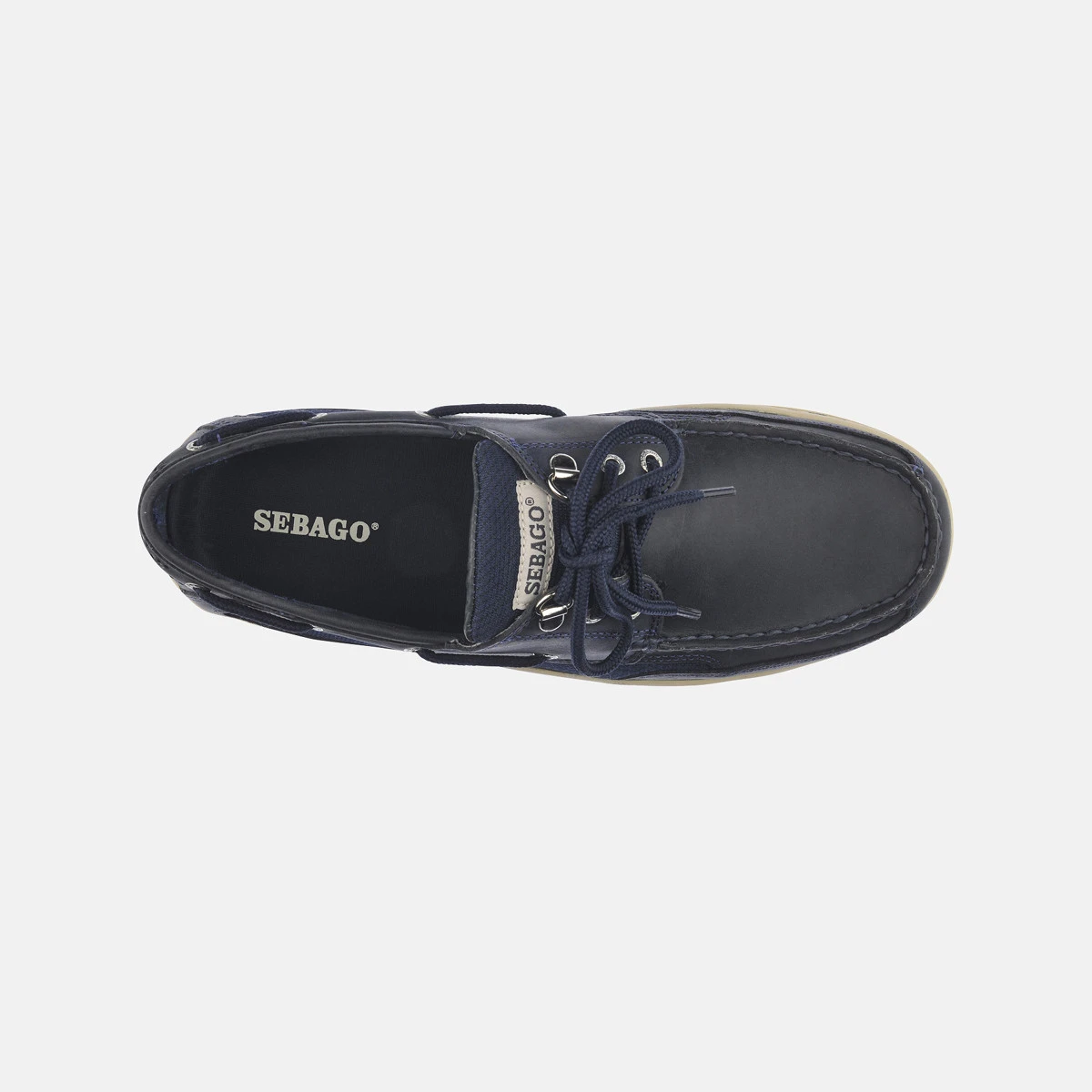 Sebago Clovehitch II Bootsschuh Herren Blue Navy Leather 5 Sebago Clovehitch II Bootsschuh Herren Blue Navy Leather – Bild 3