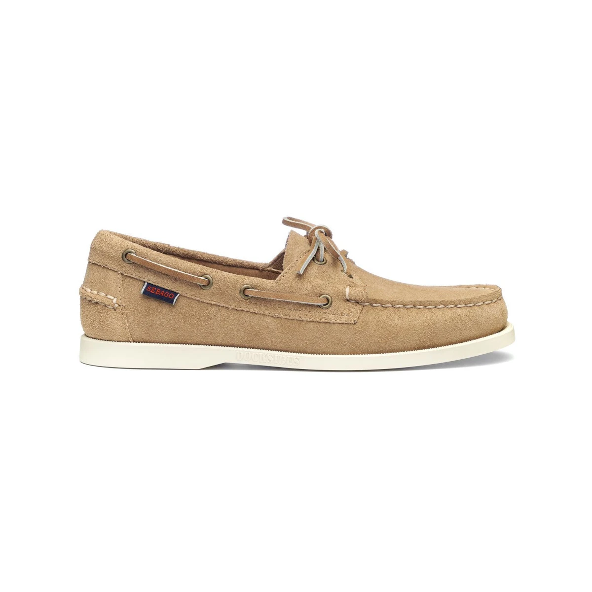 Sebago Docksides Portland Bootsschuh Herren Beige Camel 3 Sebago Docksides Portland Bootsschuh Herren Beige Camel
