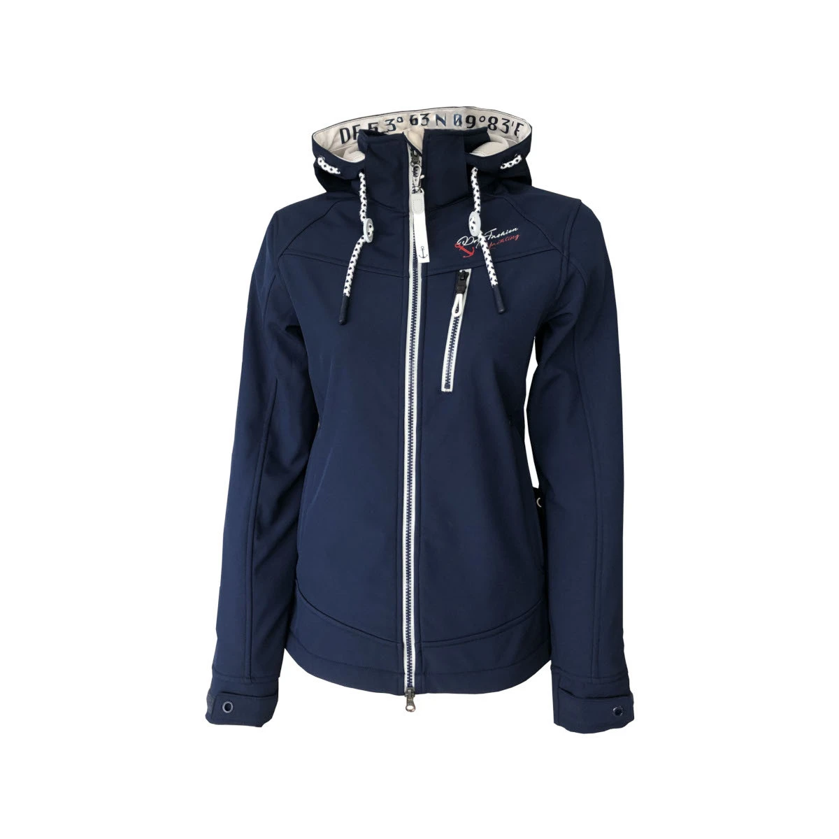 Dry Fashion Hiddensee Softshell-Jacke Damen Marineblau 3 Dry Fashion Hiddensee Softshell-Jacke Damen Marineblau