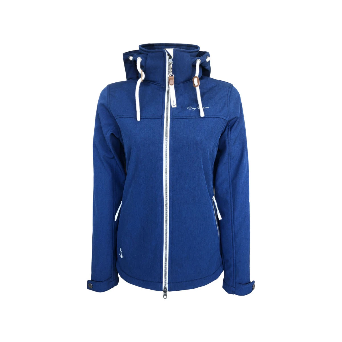 Dry Fashion Baltrum Softshell-Jacke Damen Marineblau-meliert 3 Dry Fashion Baltrum Softshell-Jacke Damen Marineblau-meliert
