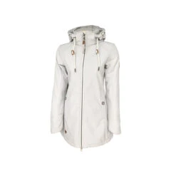SALE: Dry Fashion Sellin Softshell-Mantel Damen Hellgrau-meliert
