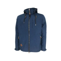 SALE: Dry Fashion Eckernförde Softshell-Jacke Herren Marineblau-meliert