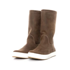 Boatboot Segelstiefel Leder Unisex Braun