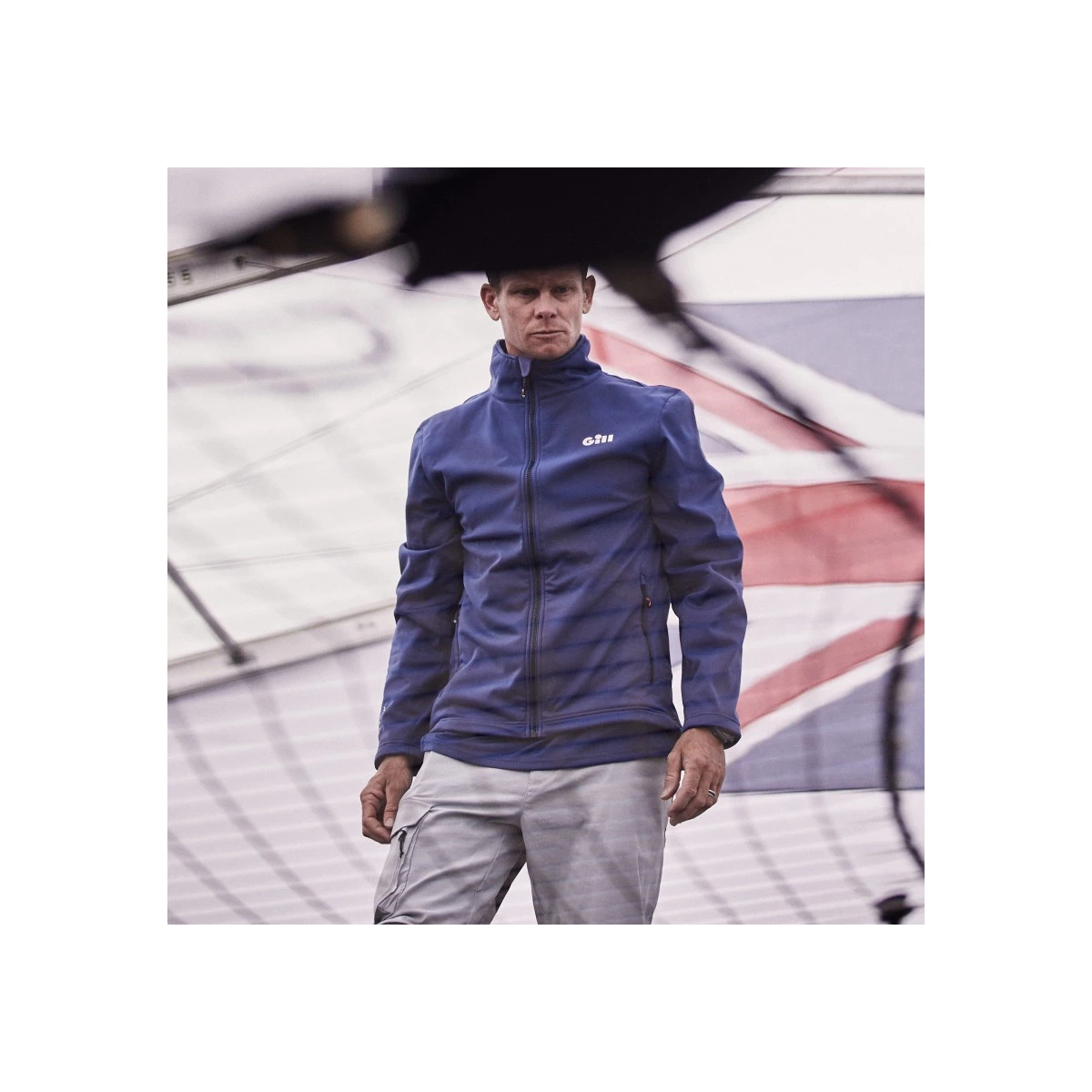 SALE: Gill Race Softshell-Jacke Herren Dunkelblau 6 SALE: Gill Race Softshell-Jacke Herren Dunkelblau – Bild 4