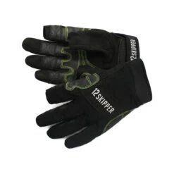 12skipper Vasco Da Gama Segelhandschuhe Langfinger Schwarz