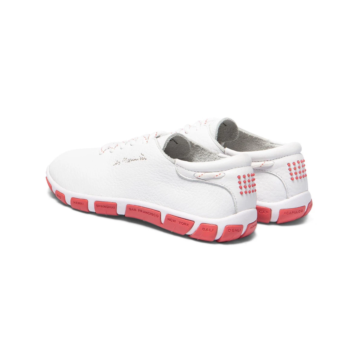 SALE: TBS Jazaru Bootsschuh Damen Weiß-pink 5 SALE: TBS Jazaru Bootsschuh Damen Weiß-pink – Bild 3