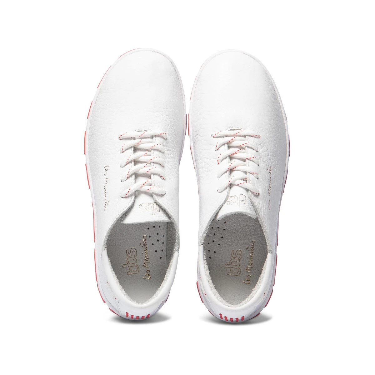 SALE: TBS Jazaru Bootsschuh Damen Weiß-pink 6 SALE: TBS Jazaru Bootsschuh Damen Weiß-pink – Bild 4