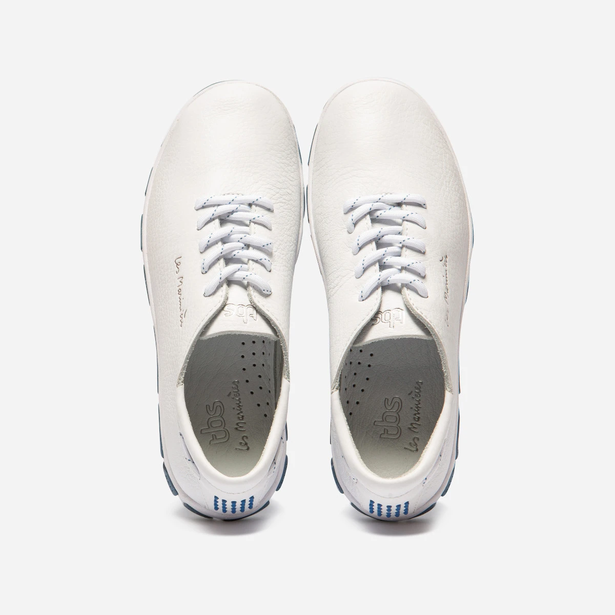 TBS Jazaru Bootsschuh Damen Weiß-blau 5 TBS Jazaru Bootsschuh Damen Weiß-blau – Bild 3