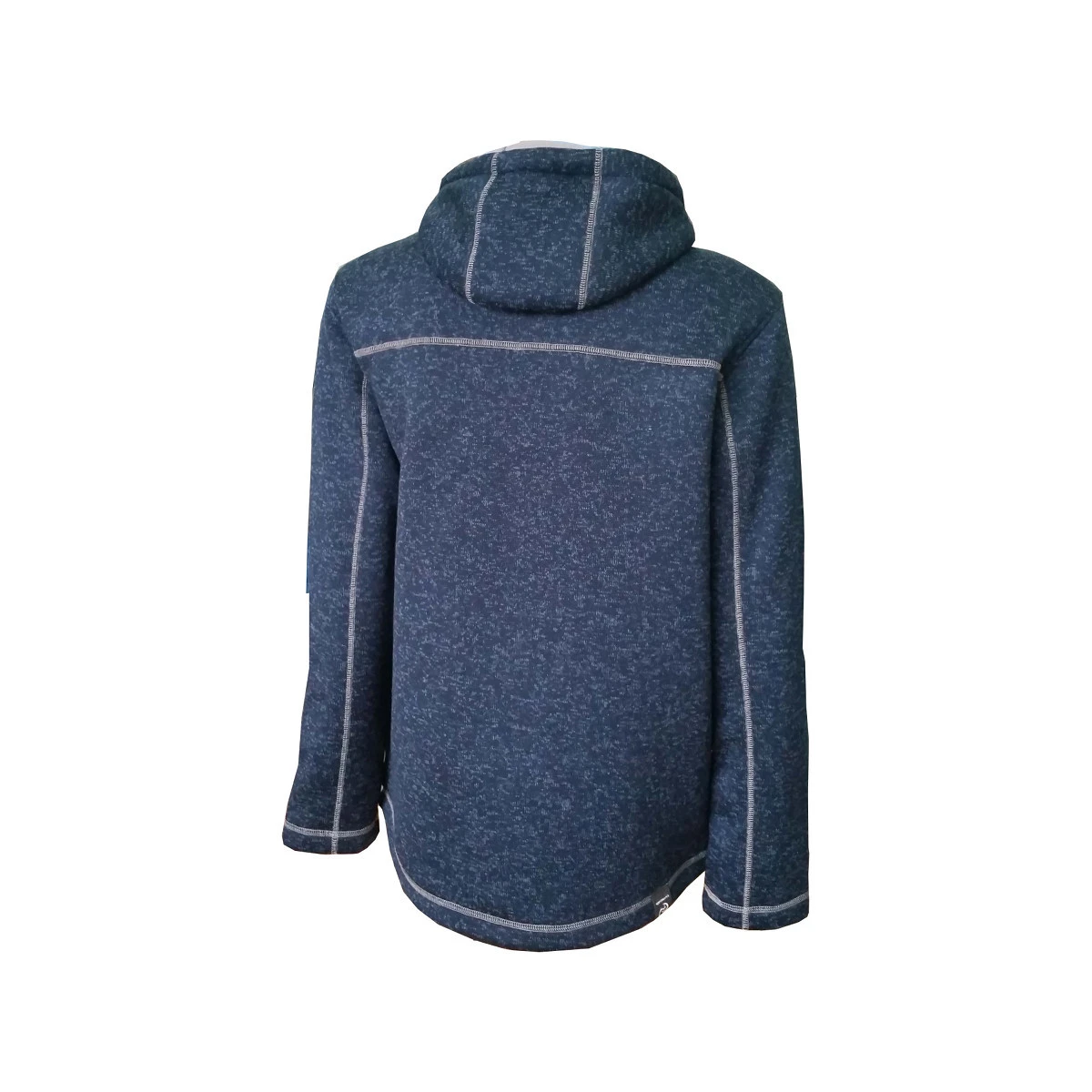 SALE: Dry Fashion Pellworm Strickfleece-Jacke Herren Marineblau-meliert 4 SALE: Dry Fashion Pellworm Strickfleece-Jacke Herren Marineblau-meliert – Bild 2