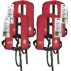 4er-Set 12skipper Rettungsweste 165N ISO Mit Manueller Auslösung, Rot Inkl. 4 Wartungskits -Sportrudern-12seemeilen SK 520 100 138 rot 4er set WK 26672 1200x1200