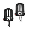 2er-Set 12skipper Automatik-Rettungsweste 165N ISO, Schwarz