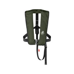 12skipper Automatik-Rettungsweste 165N ISO Mit Harness, Olive