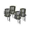 4er-Set 12skipper Automatik-Rettungsweste 165N ISO Mit Harness, Olive Inkl. 4 Wartungskits -Sportrudern-12seemeilen SK 520 100 255 4er mit olive 25367 1200x1200