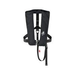 12skipper Automatik-Rettungsweste 300N ISO Mit Harness, Schwarz