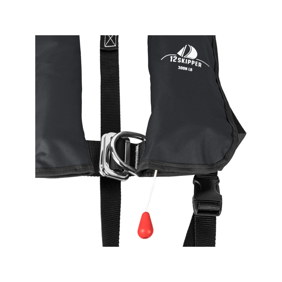 2er-Set 12skipper Automatik-Rettungsweste 300N ISO Mit Harness, Schwarz Inkl. 2 Wartungskits 6 2er-Set 12skipper Automatik-Rettungsweste 300N ISO Mit Harness, Schwarz Inkl. 2 Wartungskits – Bild 4