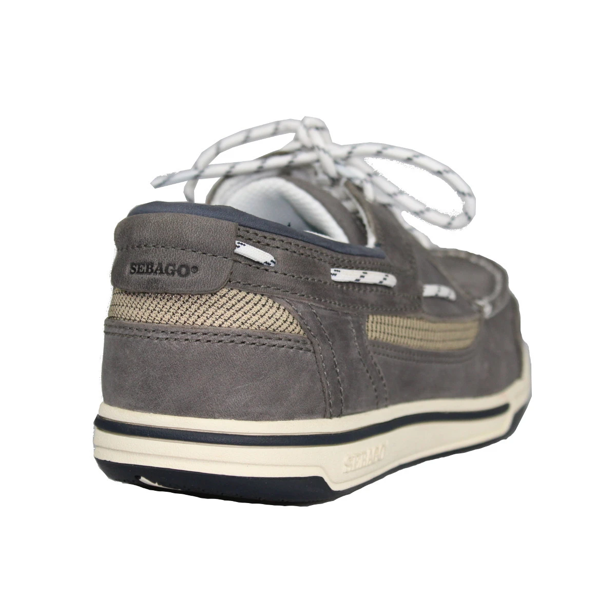 Sebago Triton Three-Eye Bootsschuh Herren Dunkelgrau-taupe 6 Sebago Triton Three-Eye Bootsschuh Herren Dunkelgrau-taupe – Bild 4