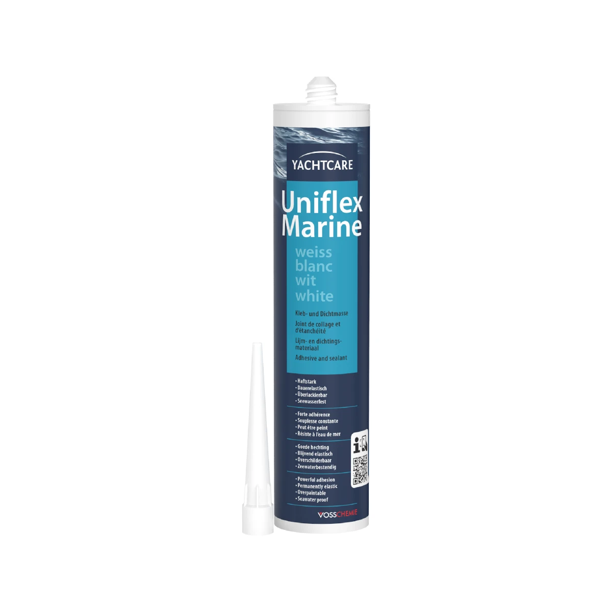 Yachtcare Uniflex Marine Kleb- Und Dichtmasse - Weiß, 310ml 3 Yachtcare Uniflex Marine Kleb- Und Dichtmasse - Weiß, 310ml