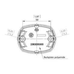 Aqua Signal Serie 34 Backbordlaterne LED BSH - Gehäusefarbe Schwarz 7 Aqua Signal Serie 34 Backbordlaterne LED BSH - Gehäusefarbe Schwarz -Sportrudern-12seemeilen aqua signal serie 34 bohrschablone 3 3719 833x833 6