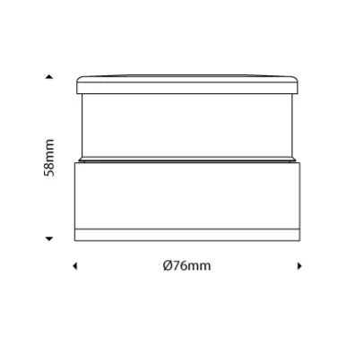 Aqua Signal Serie 34 Signallaterne Rot LED BSH - Gehäusefarbe Weiß 4 Aqua Signal Serie 34 Signallaterne Rot LED BSH - Gehäusefarbe Weiß – Bild 2