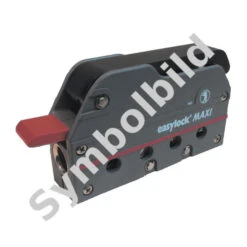 Easy Marine Easylock Maxi Fallenstopper - 10-14mm Schot, Schwarz, Fünffach