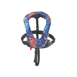 Plastimo Evo-J Junior Schwimmweste Blaues Muster 110 N