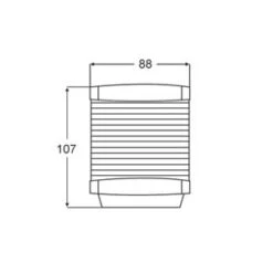 Hella Marine Serie 2984 Ankerlaterne - Gehäusefarbe Schwarz -Sportrudern-12seemeilen hella marine serie 2984 dreifarbenlaterne 2 3343 300x300 1