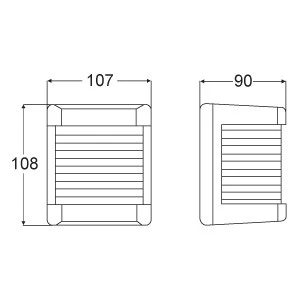 Hella Marine Serie 2984 Backbordlaterne - Gehäusefarbe Weiß 4 Hella Marine Serie 2984 Backbordlaterne - Gehäusefarbe Weiß – Bild 2