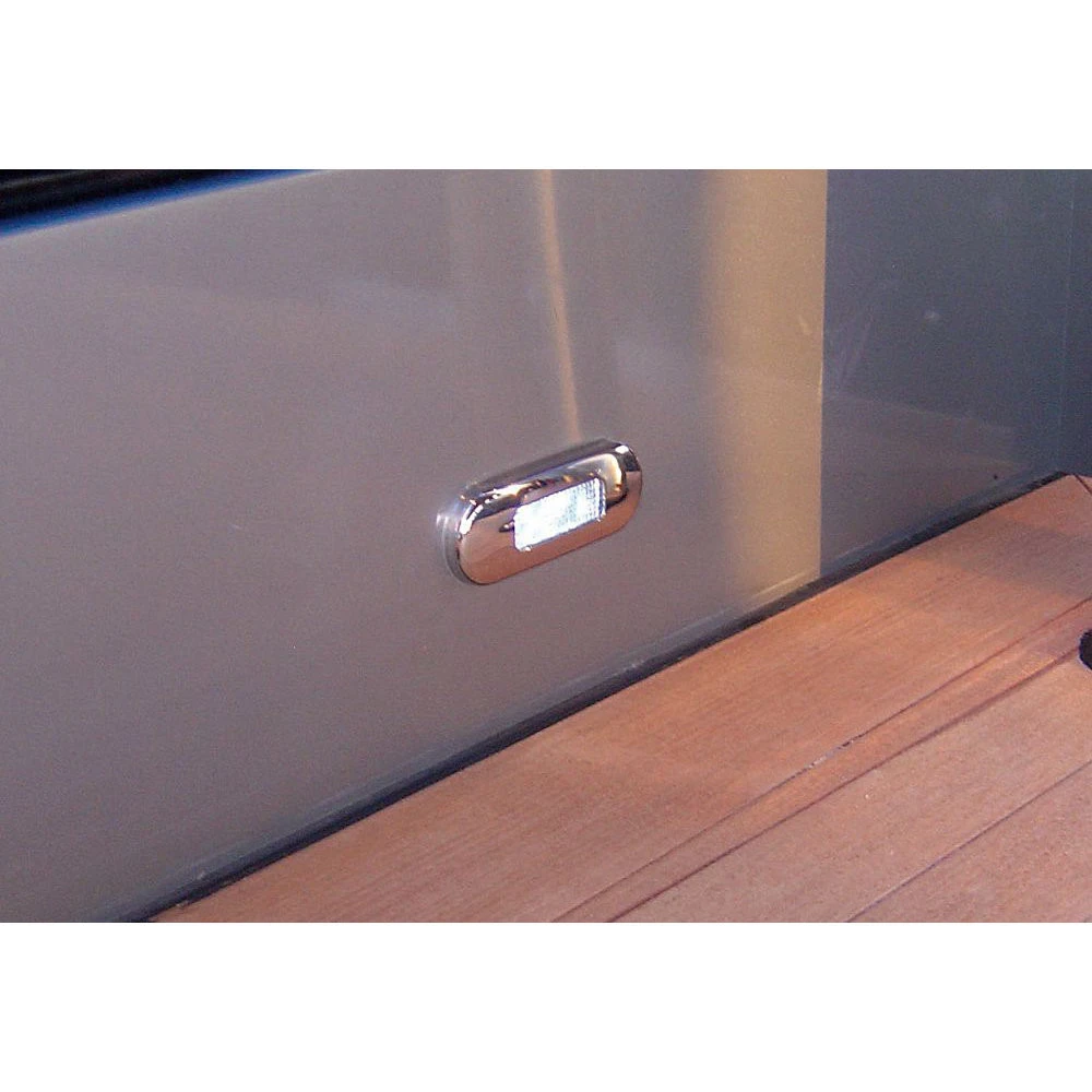 Hella Marine Serie 9680 LED Stufenleuchte - Lichtfarbe Weiß, Gehäuse Edelstahl Poliert 4 Hella Marine Serie 9680 LED Stufenleuchte - Lichtfarbe Weiß, Gehäuse Edelstahl Poliert – Bild 2