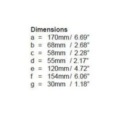Hella Marine Serie 0950 Sea Hawk XL LED Deckscheinwerfer - Anbau, Breitstrahlend, Gehäuse Schwarz -Sportrudern-12seemeilen hella marine led sea hawk deckscheinwerfer breitstrahlend schwarz skizze 5 3829 260x260 4