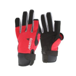 Musto Essential Segelhandschuhe Langfinger Rot