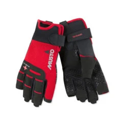 Musto Performance Segelhandschuhe Kurzfinger Rot
