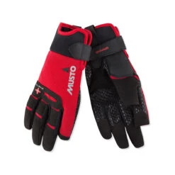 Musto Performance Segelhandschuhe Langfinger Rot