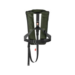 4er-Set 12skipper Automatik-Rettungsweste 165N ISO Mit Harness, Olive Inkl. 4 Wartungskits -Sportrudern-12seemeilen r ckseite 25349 1200x1200 4
