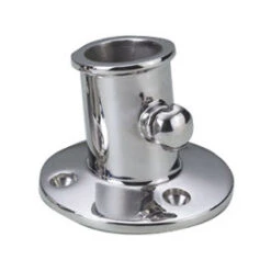 Talamex Edelstahl Flaggenstockhalter Mit Feststellschraube - Durchmesser 25mm