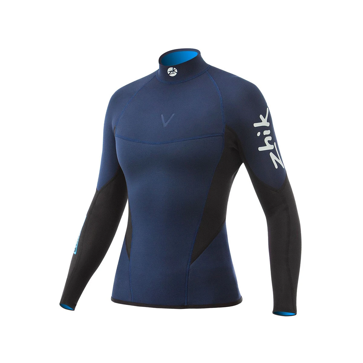 SALE: Zhik Microfleece V Top Neopren-Longsleeve Damen Marineblau-dunkelgrau 5 SALE: Zhik Microfleece V Top Neopren-Longsleeve Damen Marineblau-dunkelgrau – Bild 3